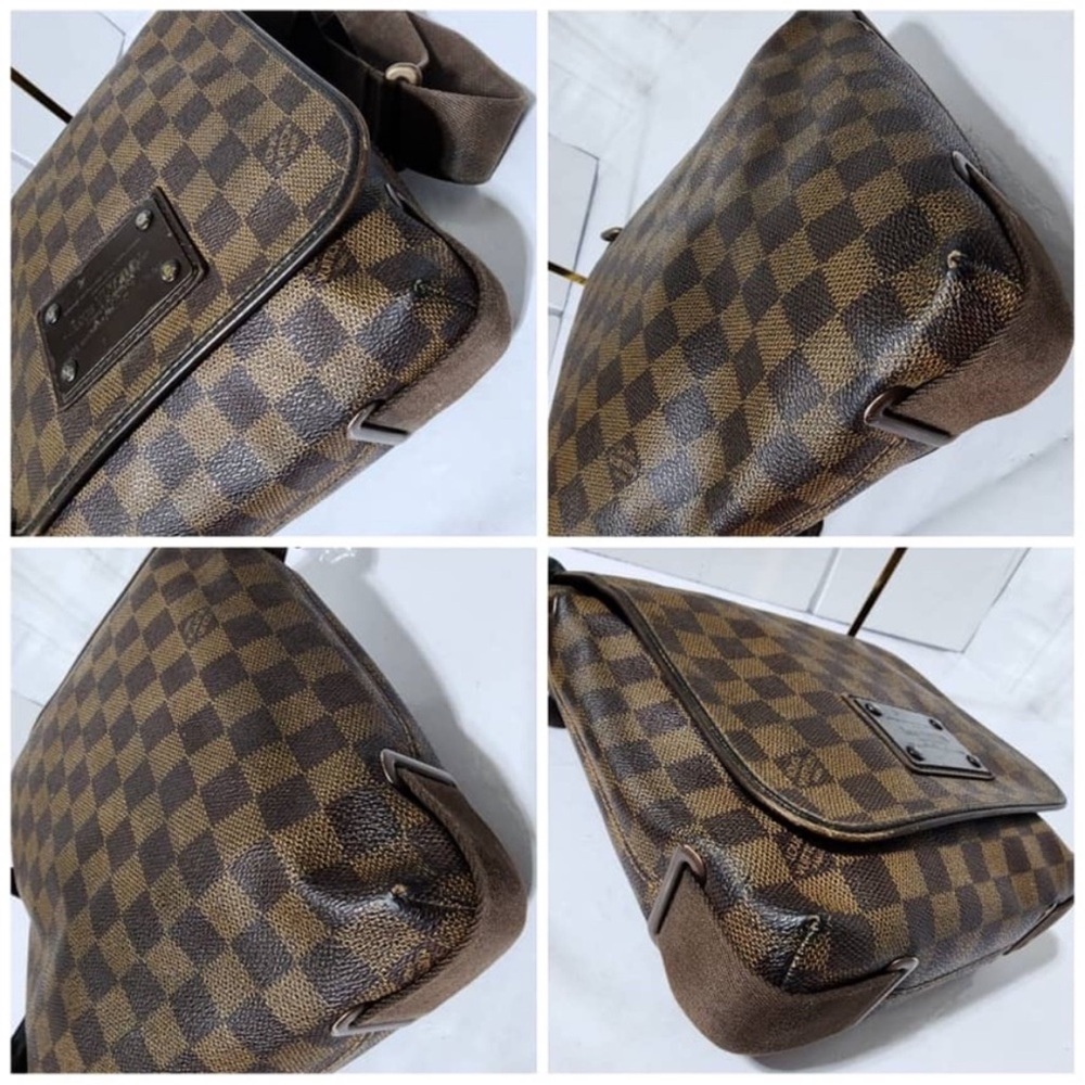Louis Vuitton shoulder Damier Ebene bag PM Brooklyn Brown - Picture 11 of 17